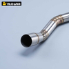 Modified Full System Slip-On Exhaust for Yamaha R15 V1/V2 MT15 MT125 2008-2017 Stainless Middle Link Connecting Mufflers Box