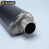 250mm Universal AK Motorcycle Exhaust System Modification Full Carbon Fiber DB Killer Z900 Ninja400 650 R6 GSX250 New Steel