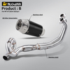 MT07 Motorcycle Exhaust System Modification Full Section with ARROW Escape for YAMA MT07 FZ07 XSR700