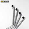 Titanium Alloy Mufflers for Hon CB650R/CBR650F Full Moto Exhaust System with Movabile Front Link Pipe Packed in Box