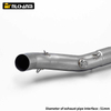 Yama MT09 FZ09 XSR900 FJ09 Slip Motorcycle Exhaust Escape Titanium Alloy 51MM Muffler Front Link Pipe New for 2014-2023 Years
