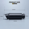 Universal 60mm Carbon Motorcycle Exhaust Pipe with DB Killer New Modified Silencer Accessories PCX160 Ninja250 SLCB500 FXSR700
