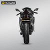 ZX-4R ZX-25R Motorcycle Exhaust System Modification Mid Section Link AK Honeycomb Carbon Fiber Escape Muffler for Kawasak Boxed
