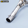 For S1000RR 2019-2024 S1000R 2021-2024 Complete Motorcycle Exhaust Header Tube Titanium Alloy Front Link Pipe Interface 60mm