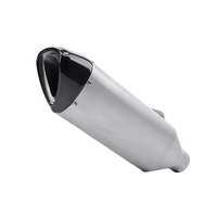 60mm Motorcycle Exhaust System Modification AK Carbon Fiber Cover Escape Muffler for BMW S1000R S1000RR