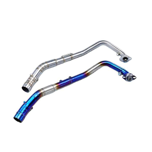 FOR Yama Y15 Y15ZR EXCITER150 Stainless Steel Slip-On Motorcycle Exhaust System Carbon Front Pipe Muffler Middle Link Connect