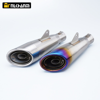 Universal Carbon Fiber Motorcycle Exhaust System With Modified SC Escape MufflerZ900 KM790 ZX10R NK800 CBR400 MT07