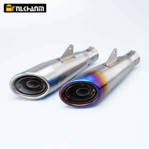 Universal Carbon Fiber Motorcycle Exhaust System With Modified SC Escape MufflerZ900 KM790 ZX10R NK800 CBR400 MT07