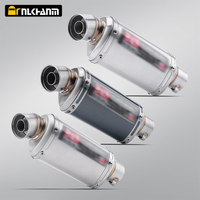 Universal 51mm Motorcycle Exhaust Muffler Yoshimura 175Long Escape Carbon Fiber Er6n Sv650 R1 Cb650f Cb1000r Cbr250r F850 Z900