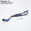 New Condition Stainless Steel 51mm Motorcycle Exhaust Muffler Elbow for YAMA T-Max 500 T-Max 530 Motorcycle Exhaust System