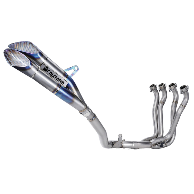GSX-R1000 Titanium Alloy Full Section NH Dual Outlet Escape Motorcycle Exhaust System Modification for SUZUK GSX-R1000