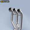 New 51mm Slip-On Stainless Steel Modified Motorcycle Exhaust System Lengthened Pipe for YAMA MT09 MT-09 FZ-09 Tracer 2014-2020
