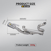 Km 1290 1390 Super Duke Superduke 1290 1390R/RR/EVO 2021-2024 Motorcycle All Titanium Alloy System Exhaust