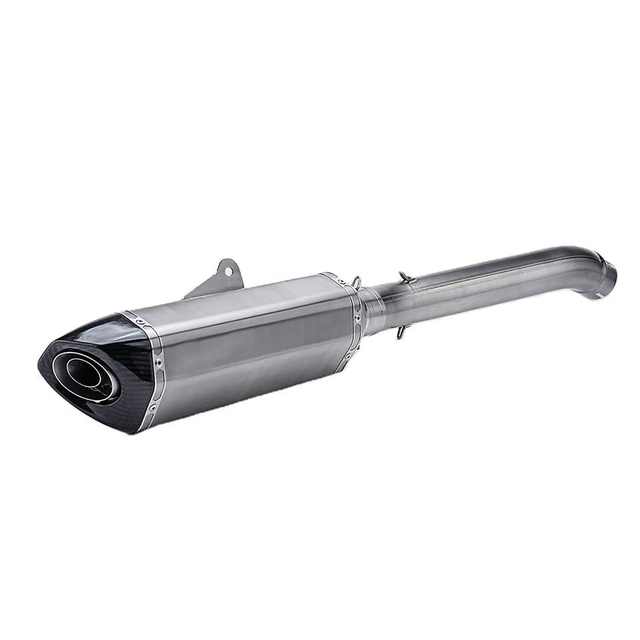 RSV4 Custom Size Titanium Alloy Carbon Fiber Escape Muffler New Motorcycle Exhaust System Mid Link Pipe Modification RSV4 RSV4