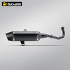 SC Racing Escape Muffler with Full Link Pipe for VICTORIA150 VICTORIA300 New Steel Motorcycle Exhaust System Modification