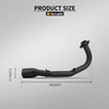 SC Racing Escape Muffler with Full Link Pipe for VICTORIA150 VICTORIA300 New Steel Motorcycle Exhaust System Modification