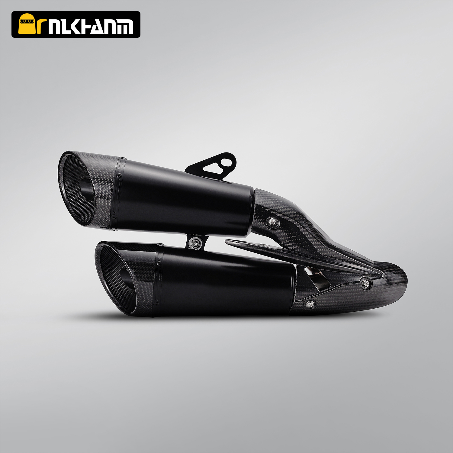 Motorcycle Exhaust System Modification with Zard Double Pipe for Kawasak Zx4rr Zx4r Zx25r Zx25rr 2020-2025