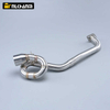 Yama NVX155 AEROX155 Scooter Exhaust System Front Header Slip Roundabout 51mm Steel Exhaust Muffler Stainless Steel Material