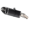 New Full Carbon Fiber Escape Muffler and Middle Link Pipe for KAWASAKI ZX6R Modified Motorcycle Exhaust System Condition New