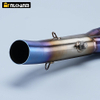 2014-2021 Yama MT07 FZ07 XSR700 Moto Racing Exhaust Muffler Half Blue Slip Front Stainless Steel Pipe New Condition