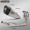 Triumph660 2021-2024 Full Section Motorcycle Exhaust System Modification Carbon Mufflers