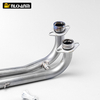 For YAMA YZF TMAX 500 TMAX530 Exhaust Motorcross Slip on Modified Motorcycle Muffler Pipe Pitbike Titanium Alloy Connect Link