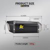 51mm Universal Stainless Steel Full Carbon Fiber Muffler New Motorcycle Exhaust System Modification for SC Project ZX4R Box
