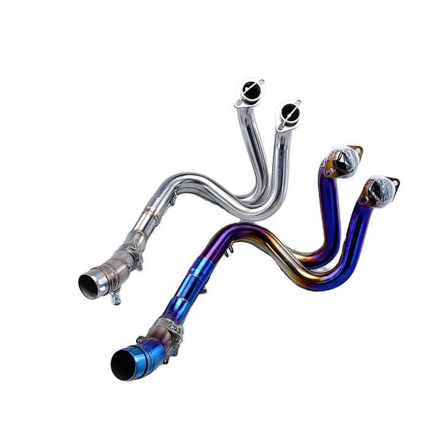 Stealth Exhaust System for Kawasak ER6N Versys 650 Z650 Ninja 650 Front Middle Connection Slip Sensor Link Pipe 2012-2019