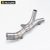Moto Modified Carbon Mid Link Pipe Muffler for Yama YZFR1 YZF R1 2009-2014 Enhanced Stainless Steel Motorcycle Exhaust Escape