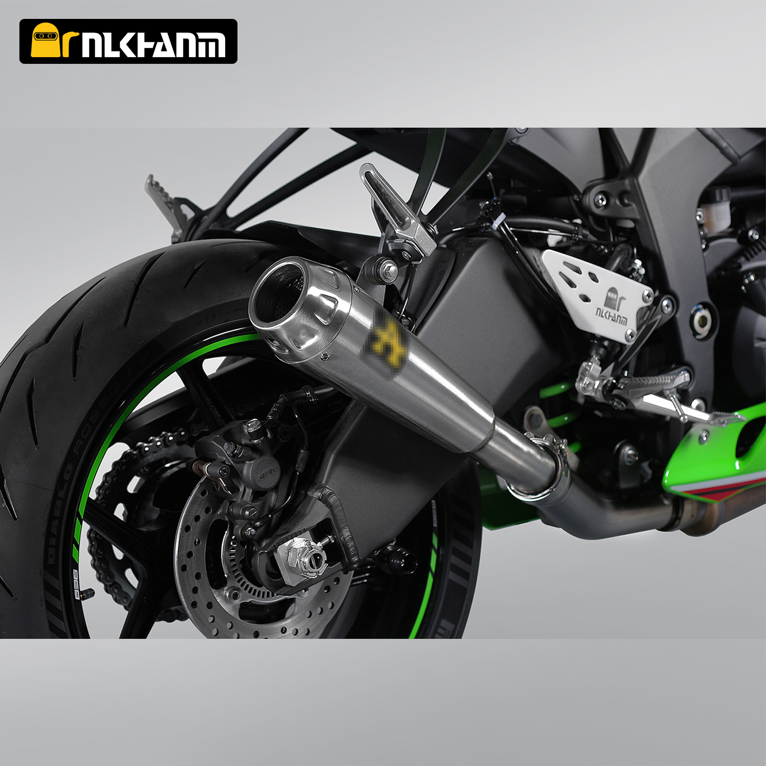 Motorcycle exhaust system modification mid link ARRO escape muffler for Kawasak ZX-6R