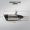 ZX-4R Motorcycle Exhaust System Modification AK Blade Carbon Fiber Escape Muffler for Kawasak ZX-4R Stainless Steel Alloy