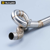 New Leoncino 500 Exhaust for Benelli Motorcycle BJ500 Carbon Escape Muffler with DB Killer Leoncino Moto Exhaust Pipe