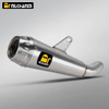 GAOKIN GK500 New Motorcycle Exhaust System Modification with Mid Pipe and Arrow Muffler