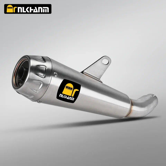 GAOKIN GK500 New Motorcycle Exhaust System Modification with Mid Pipe and Arrow Muffler