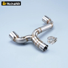 Stainless Steel Slip-On Exhaust System for Suzuki GSR400 GSR600 BK400 BK600 Street Bike Motorcycle New Middle Link Muffler