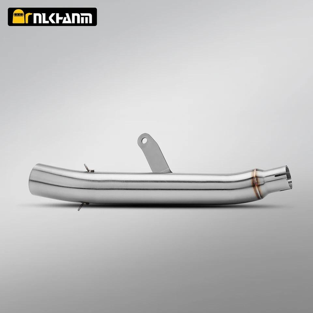 For CFMOTO NK400 NK650 Titanium Alloy Escape Muffler New Condition Stainless Steel Mid Link SC Exhaust System Modification