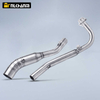 Kawasaki Z125 2012-16 Motorcycle Exhaust Escape Modification 51mm Interface Connect Muffler Stainless Steel Carbon Fiber