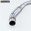 2017-2023 Hond CBR150 CBR150R Custom Motorcycle Exhaust System with Steel Front Mid Link Pipe and 51mm Exhaust Muffler Slip