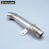 RSV4 Street Motorcycle Exhaust System New Condition 60mm Inlet Diameter Stainless Steel 42cm Middle Link Exhaust Pipe