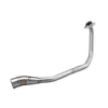 Yama Y16 Y16ZR Racing Motorcycle Exhaust Escape Tube 51mm Slip Moto Front Steel Carbon Muffler Elbow Motorbike Steel Carbon