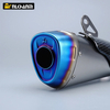Universal 51mm Carbon Fiber Heat Shield Universal Motorcycle Exhaust System Mufflers for V4 Ninja400 PCX125 Nmax155 Motorcycles