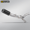 Project CR-T Titanium Alloy Racing SC Exhaust slip on Line for YAMAHA YZF R1 MT10 2015-2024