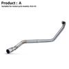 Yama YZF R125 R15 V3 R15 MT125 2008 2019 Steel Motorcycle Exhaust Muffler Front Middle Link Pipe Escape Muffler 51MM