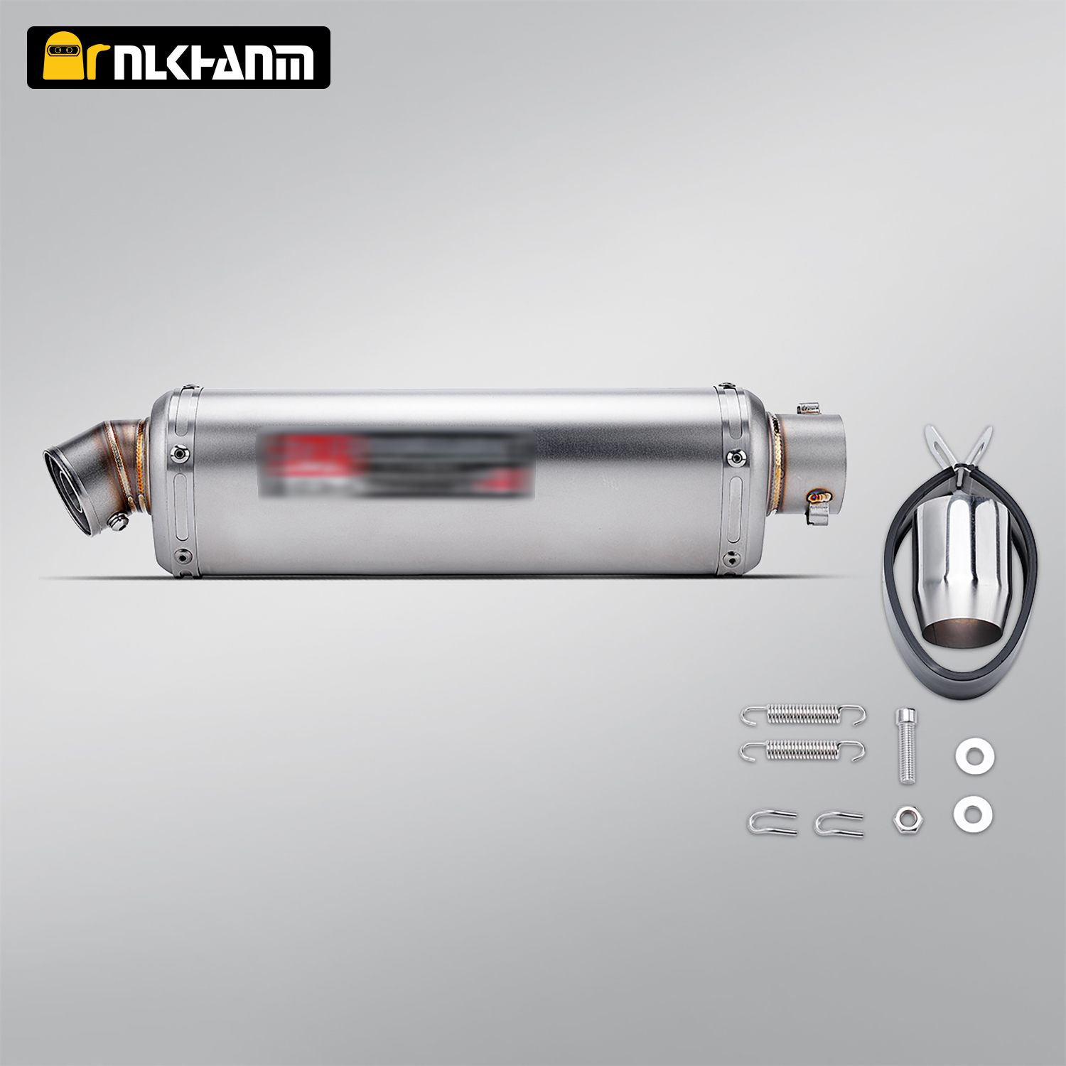 51mm Universal Motorcycle Exhaust Yoshimura 300Long Escape Muffler SV650 Z800 R1 CB650F CB1000R CBR250R F850 Z900 Ninja400 Steel