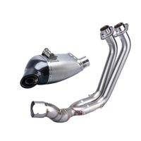 2017-2023 AK Motorcycle Exhaust System for Ninja650 Versys650 Z650 Full Underbody Stainless Steel Front Link Alloy Steel 51mm