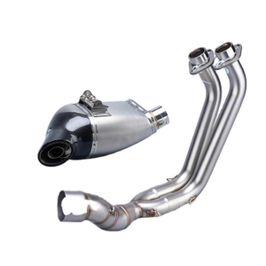2017-2023 AK Motorcycle Exhaust System for Ninja650 Versys650 Z650 Full Underbody Stainless Steel Front Link Alloy Steel 51mm