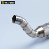 Yama TMAX 530/560 2017-2024 Motorcycle Exhaust System Modification Box Steel Front Link Elbow Pipe Slip-On for Scooter Escape