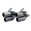 51MM Titanium Alloy Double Escape Muffler Custom Size Universal Motorcycle Exhaust System SC Modification Ninja400 Z800 Z900 New