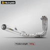 Kawasak Ninja H2 H2R Titanium Alloy Exhaust System Full Section and Carbon Modification for 2015-2023 Models