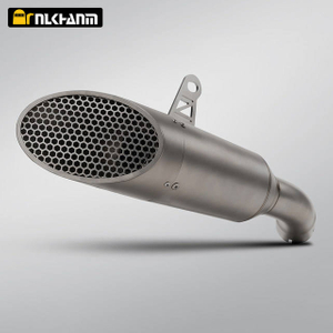 ZX-4R ZX-25R Motorcycle Exhaust System Modification Mid Section Link AK Honeycomb Carbon Fiber Escape Muffler for Kawasak Boxed